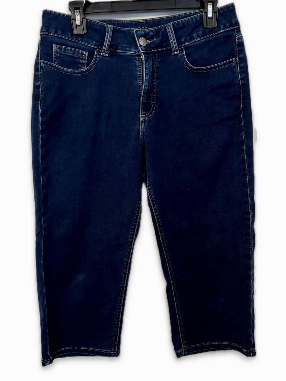 Rider’s by Lee Dark Wash Women’s Jeans - Classic Straight Crop 10m
